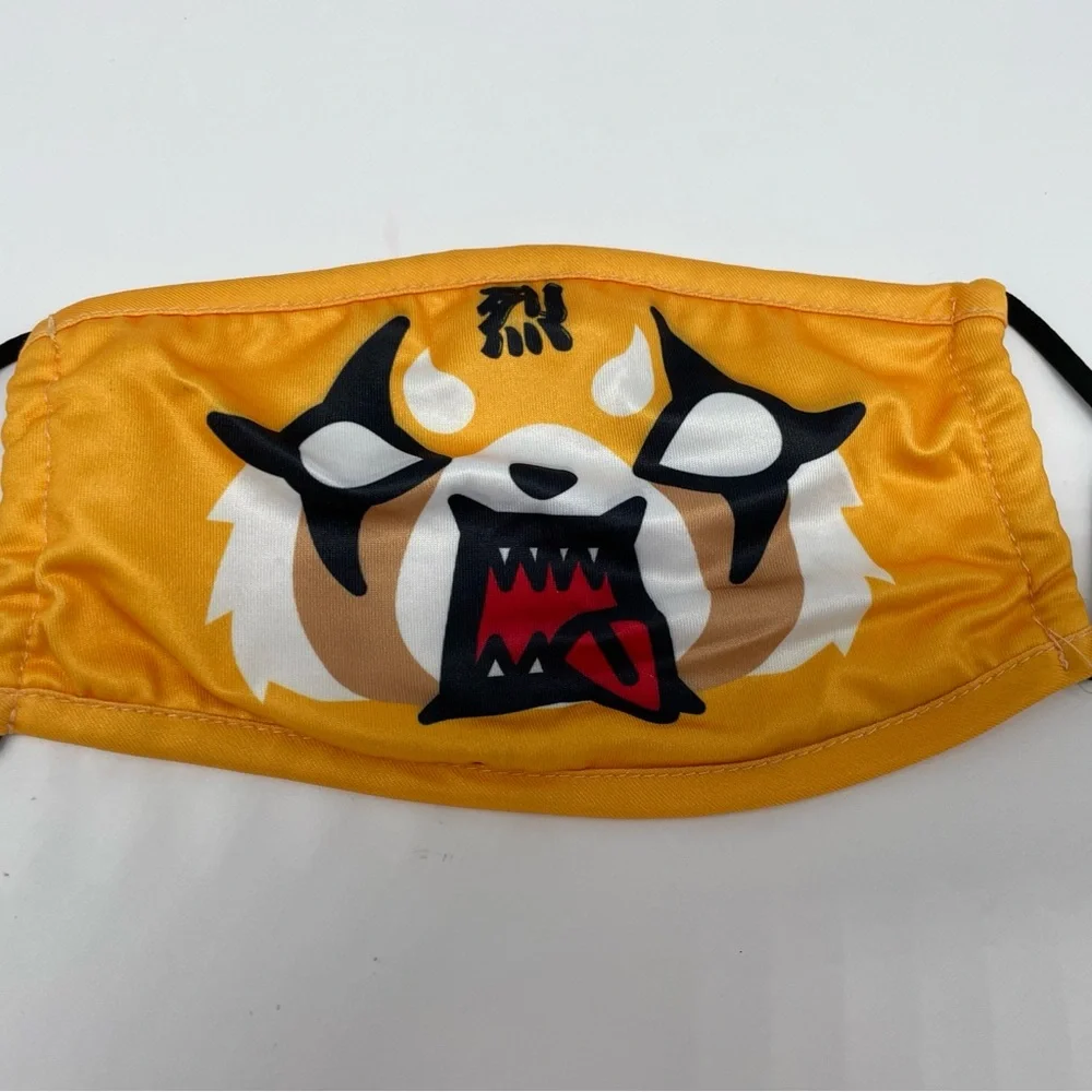 RARE Aggretsuko Retsuko Rage Fashion Face Mask